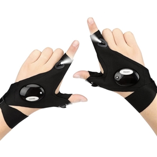 Handsker med lys - Højrehånd - og venstrehåndsmodel